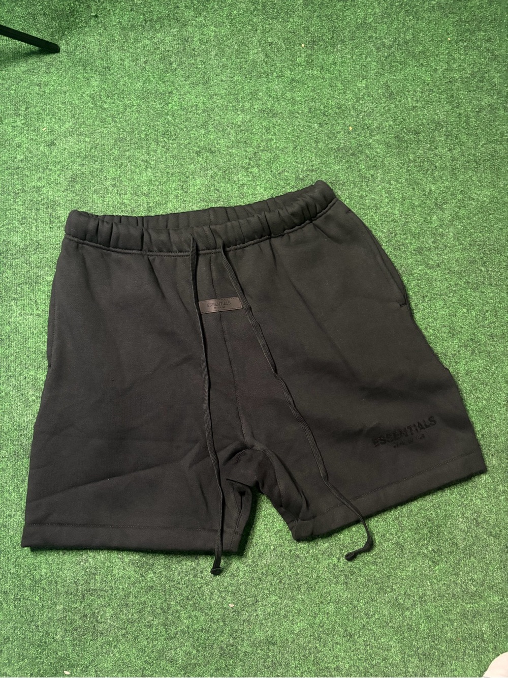 Black Men's Athletic Drawstring Shorts